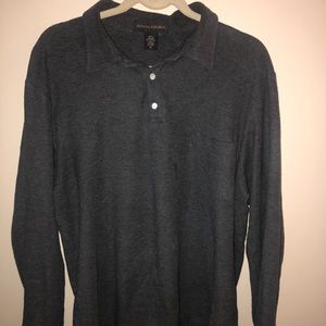Men’s long sleeve quarter button